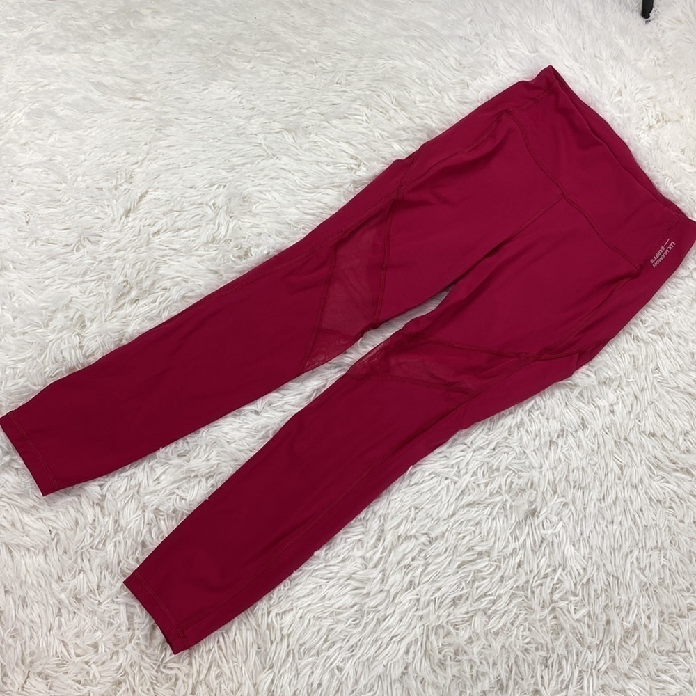 Lululemon Stronger as One Tight 25" *lululemon X Barrys Ruby Red
